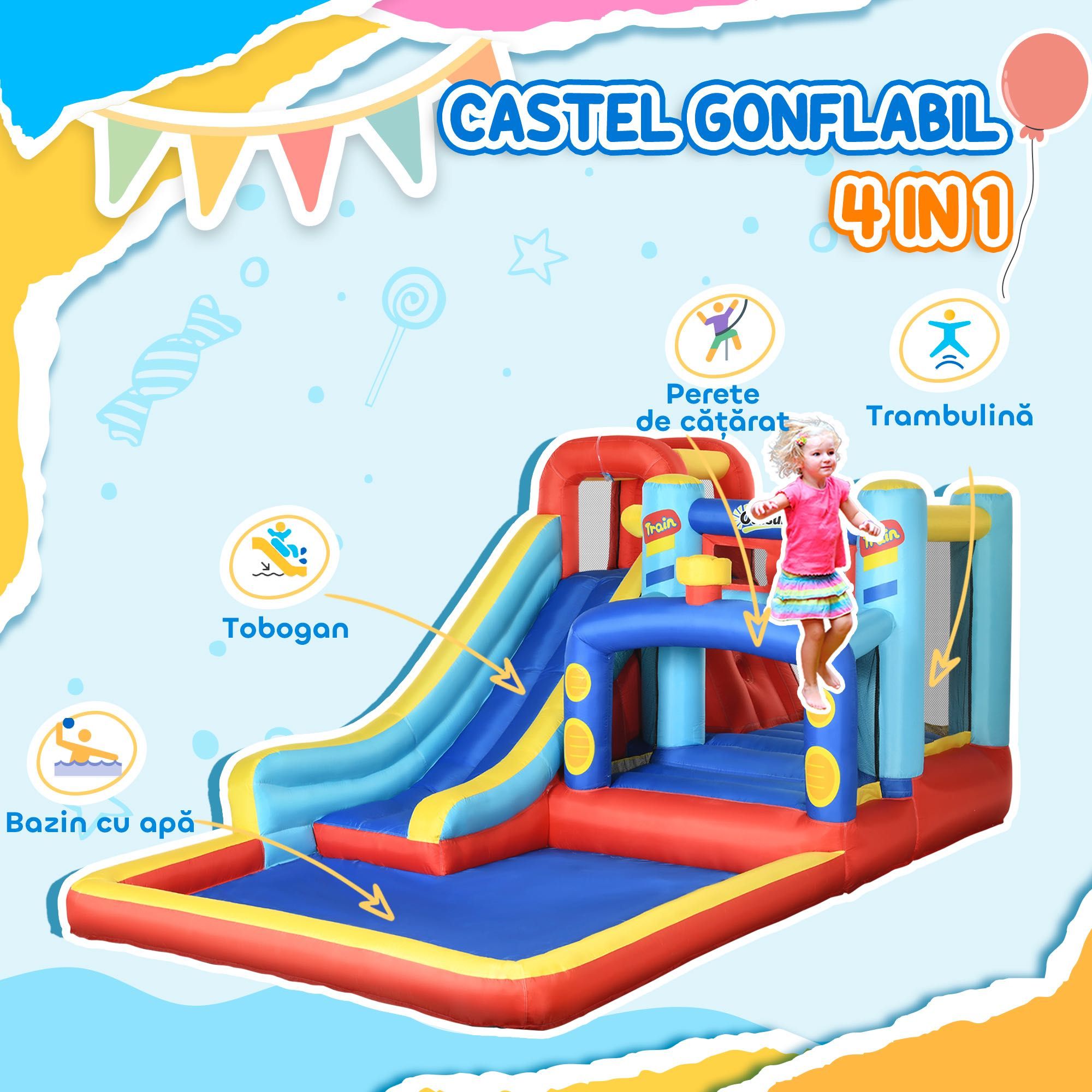Topogan/Tobogan/ Castel Gonflabil noi