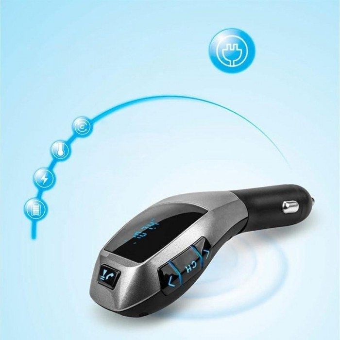 Car KIt Auto X7 complet HandsFree Wireless FM Modulator Bluetooth