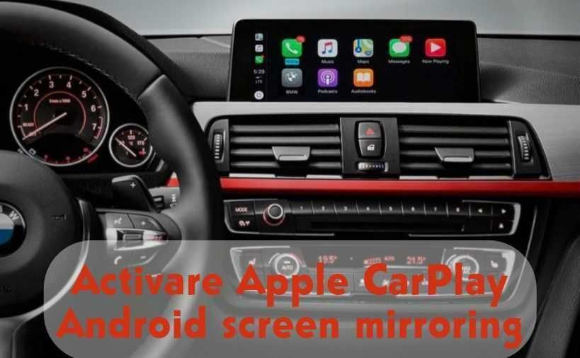 Activare  CARPLAY bmw harti waze