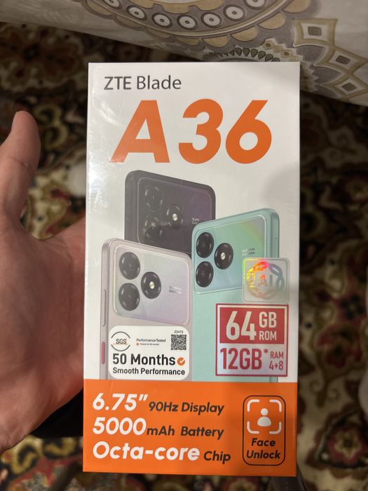 Продам новый телефон ZTE BLADE A36