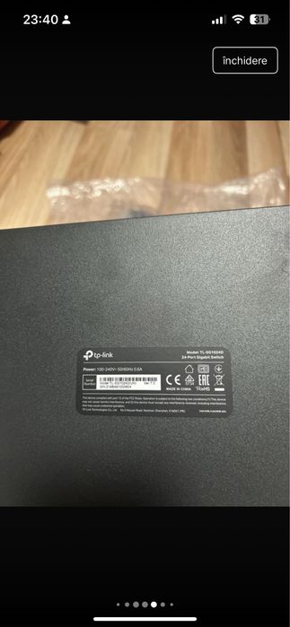 Switch de rețea TP-Link TL-SG1024D cu 24 de porturi