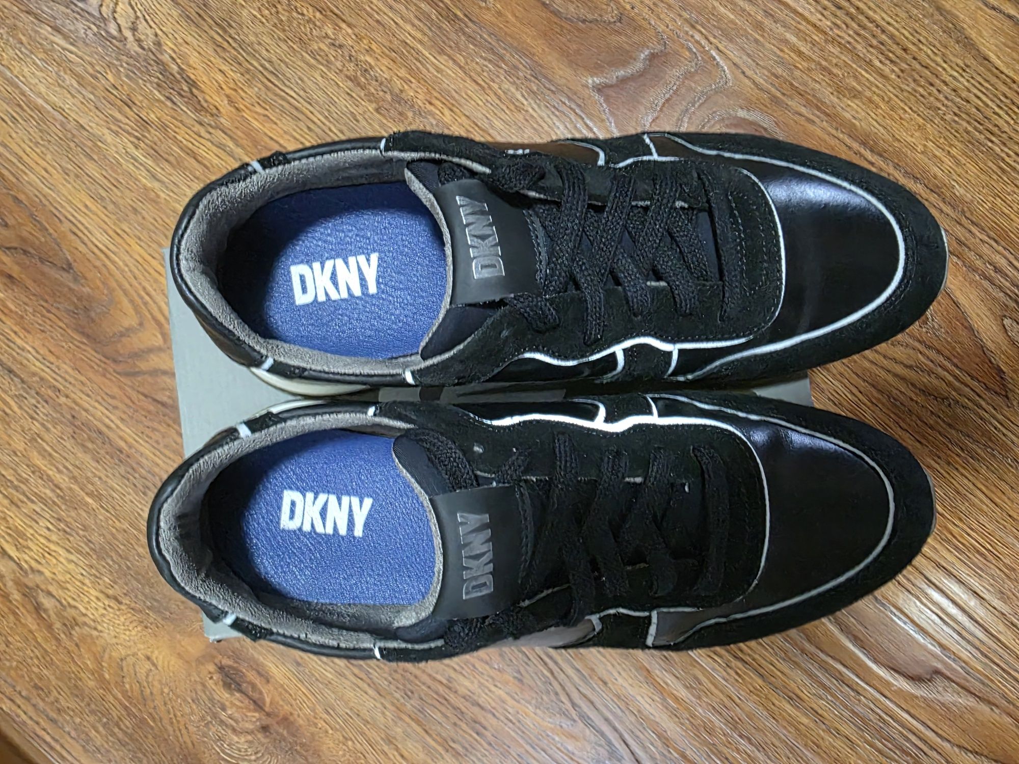 "DKNY" кожанные красовки оригинал 100% Италия