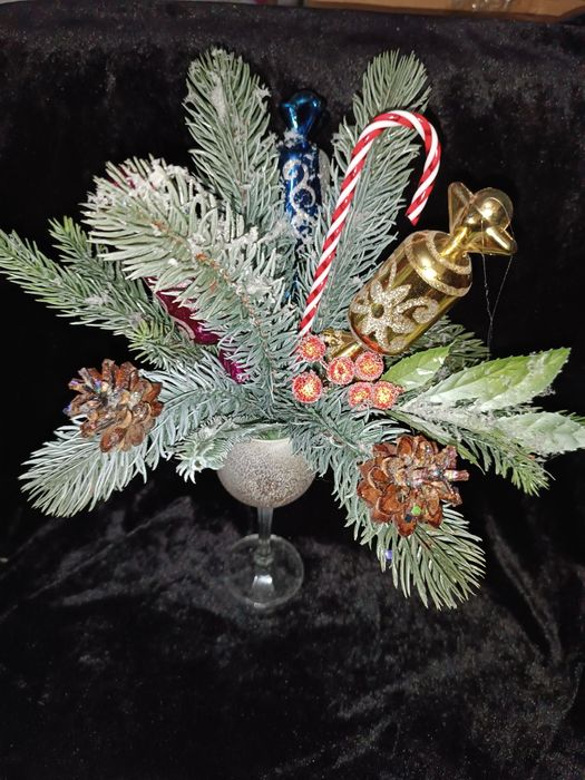Ёлочные подделки ручная работа