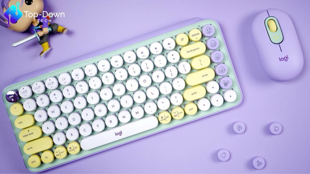 Клавиатура Logitech POP Keys зеленый