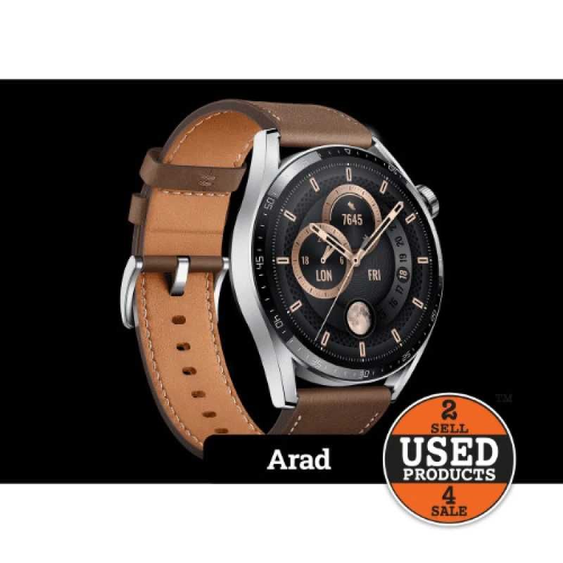 Huawei Watch GT3,46mm,Classic Edition, Brown Leather | UsedProducts.ro