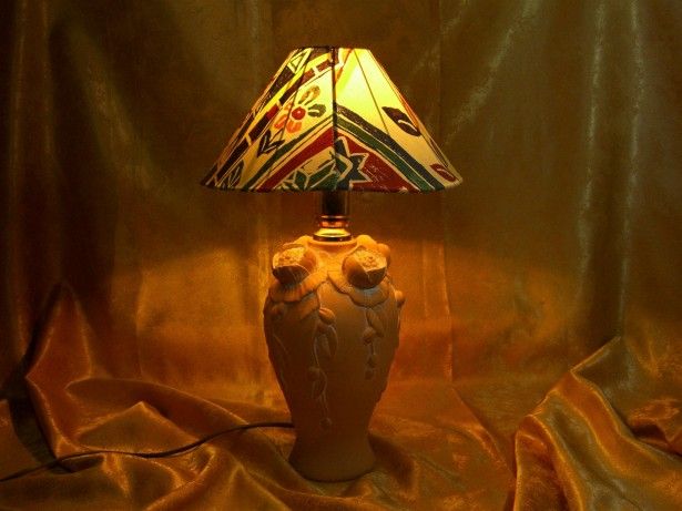 Veioza Sculpturala Ceramica Art Deco, Colectie, Cadou, Vintage
