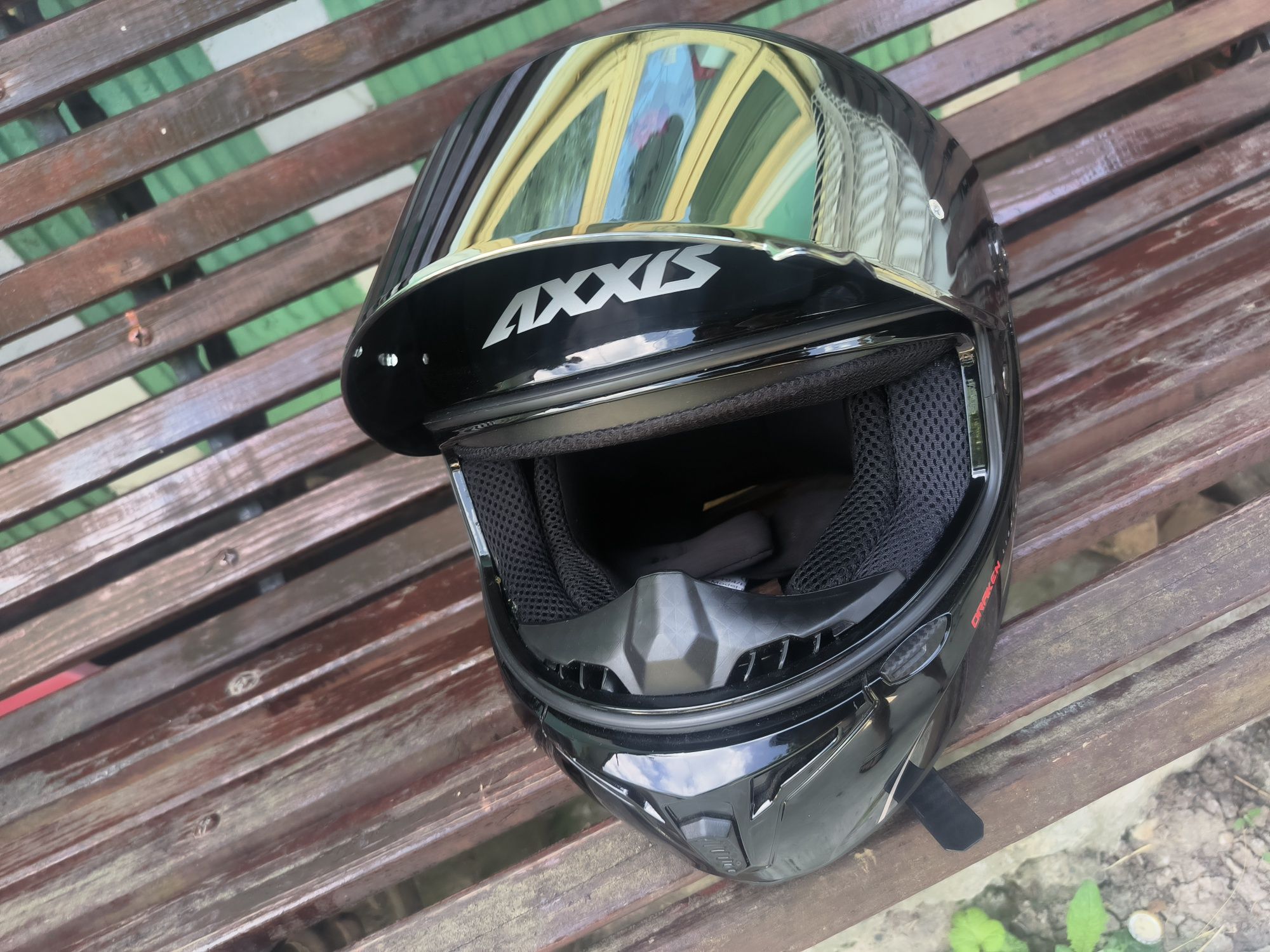 Vând casca moto axxis + mănuși seventy
