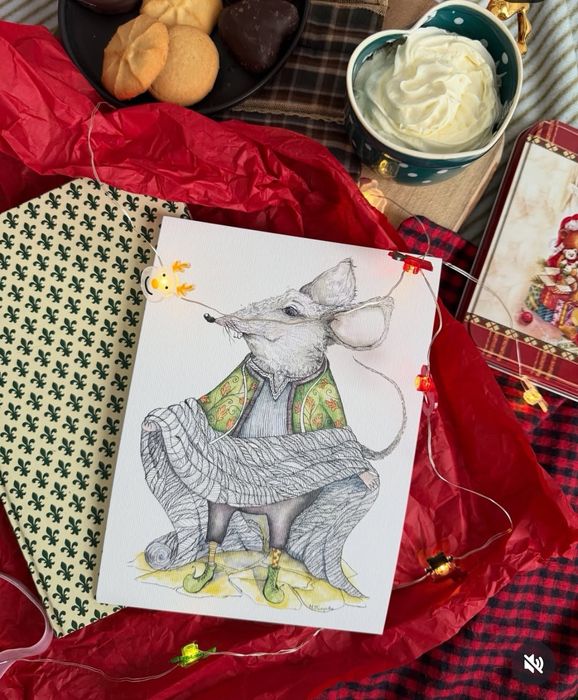 Ръчно рисувани картички с уникални илюстрации  за специални моменти.