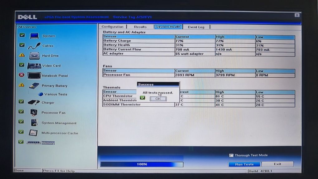 Latitude e6420 с неработещ екран и без ssd/hdd