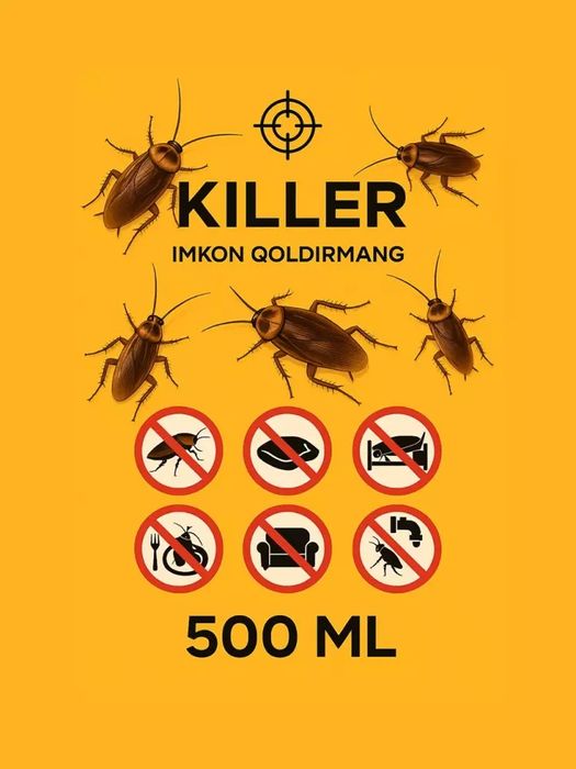 Tarakan qiruvchi sprey killer