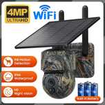 Соларна камера STELS W4, Wi-Fi, 4MP Ultra HD, 7800mAh, IP66,PIR сензор