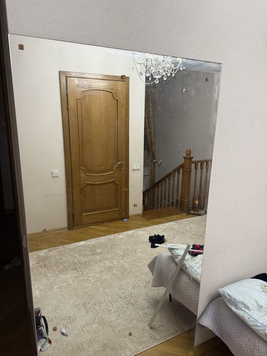 Высота 194 ширина 94 .края обработанные новое зеркало