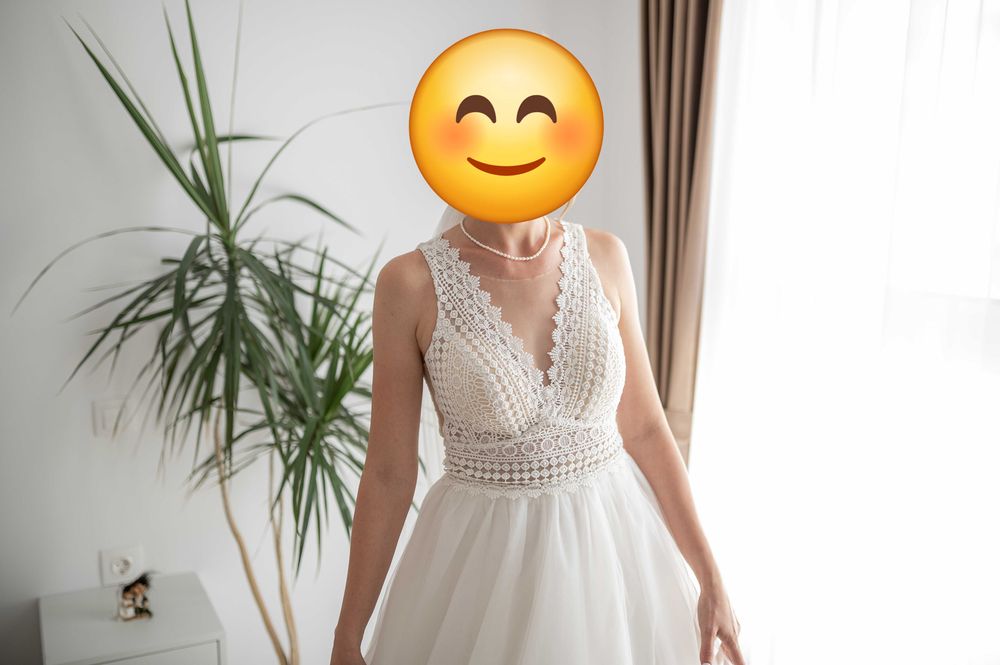 Rochie de mireasă de vânzare – ușoară, elegantă și confortabilă