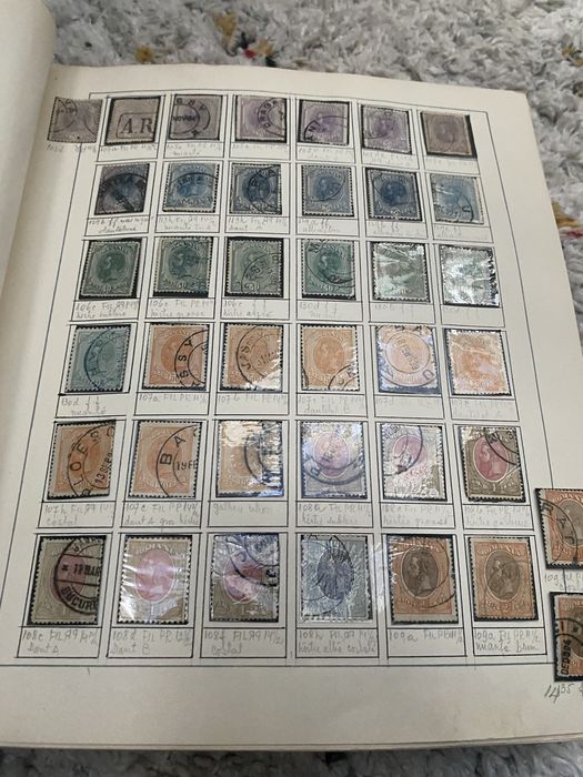 Album Marcilor postale Romamesti timber 1864-1960