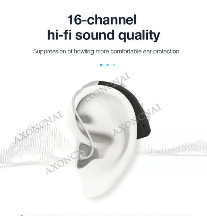 Цифровой слуховой аппарат, перезаряжаемый