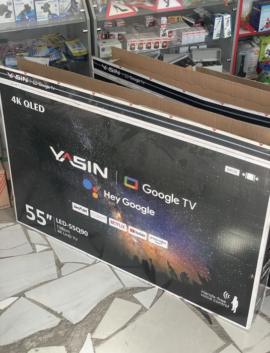 НОВЫЙ  Yasin 140 см smart tv