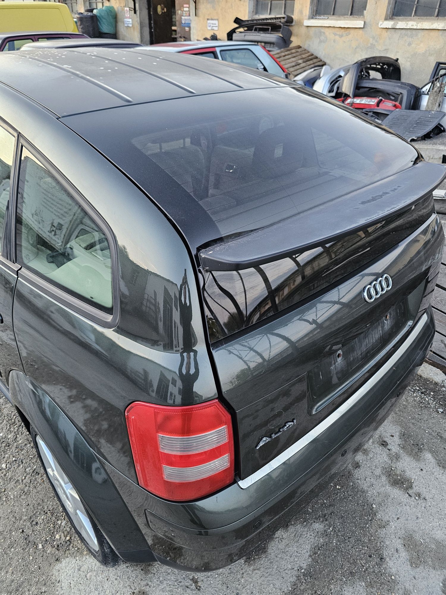 Haion Audi A2 complet LZ6S Pinien green