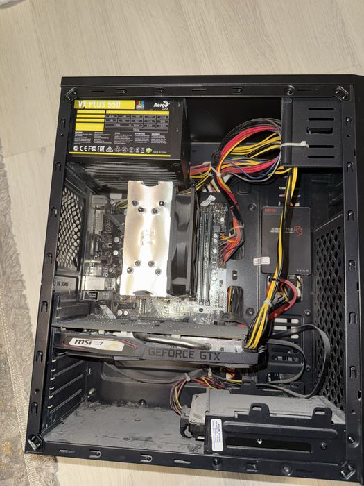 Компютер, видео карта 1650, материнка B450M-HDV R4.0, проц ryzen 5 2