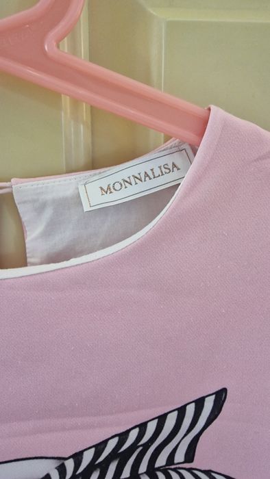 Рокля Monnalisa на ръст 122-128 с подклад 100% памук