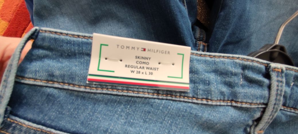 Blugi dama Tommy Hilfiger Como Skinny noi