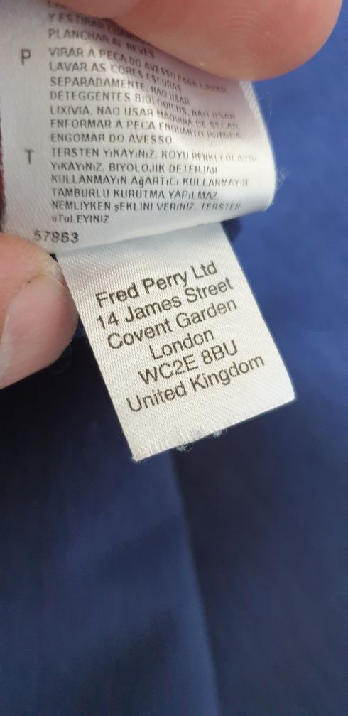 Fred Perry Sportswear Cotton Mens Size S ОРИГИНАЛ! Мъжка тениска!