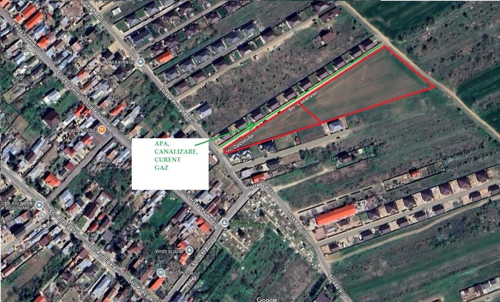 Teren intravilan, utilitati, zona buna, neinundabila, Clinceni