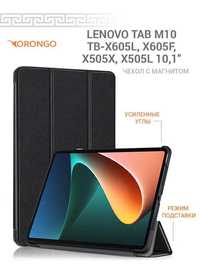 НОВЫЙ. Чехол для Lenovo Tab M10 (10.1") с магнитом, черный, ORONGO