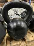 Kettlebell din fier 20kg Negru