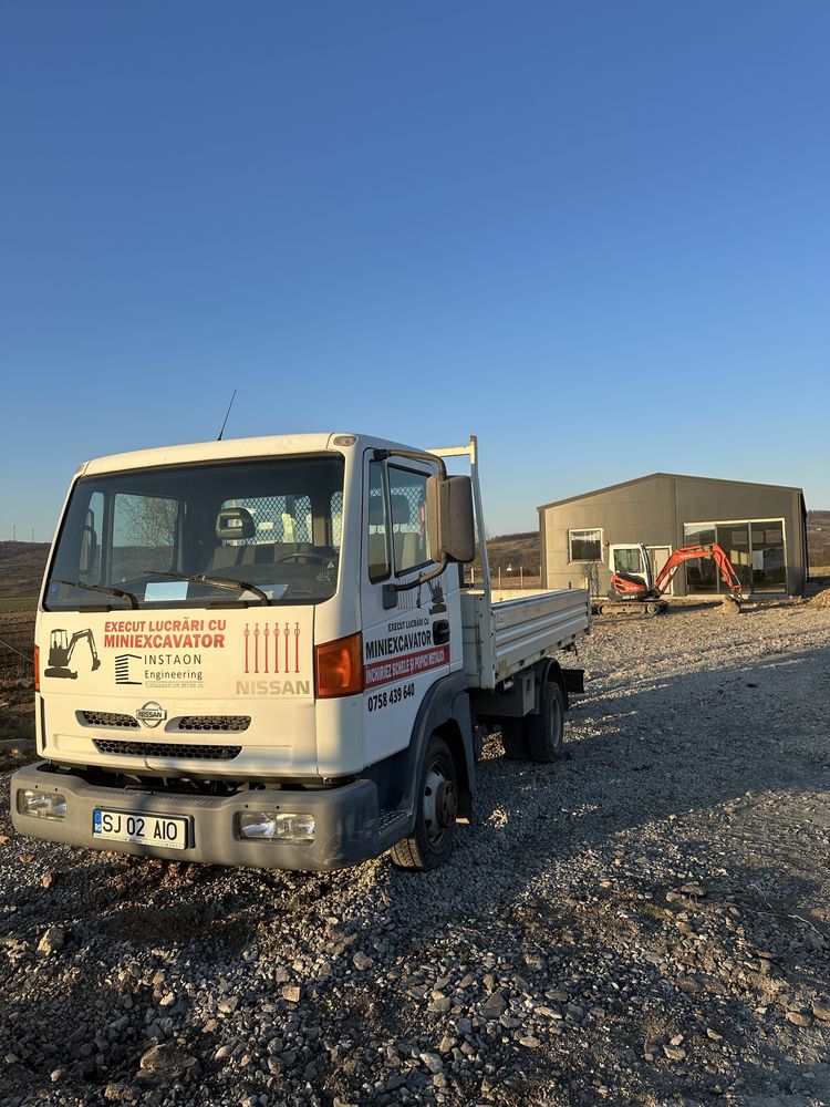 Lucrari cu miniexcavator si transport basculabil