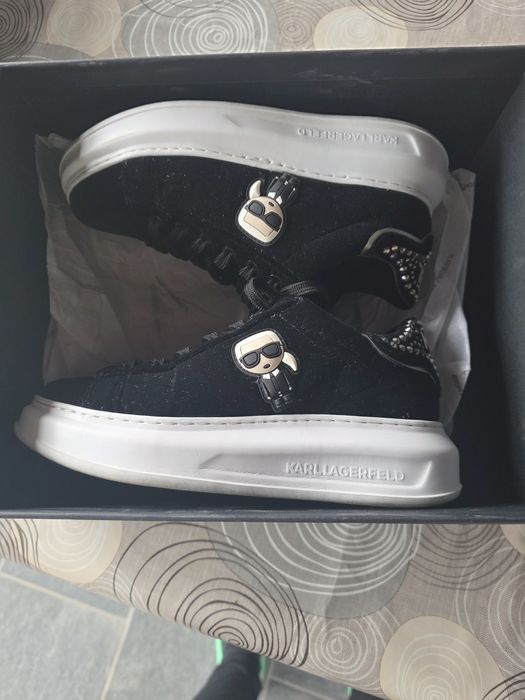 Sneakers karl lagerfeld,efect de catifea,EDIȚIE LIMITATA!!!