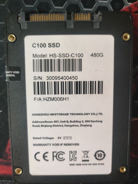 Внешний накопитель Ссд 480гб