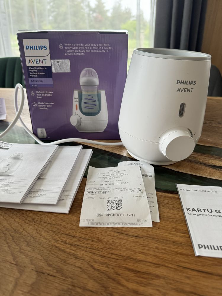 Уред за затопляне на храна+бърза функция Philips Avent