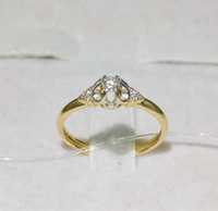 Золотое кольцо с бриллиантом 585 Россия
