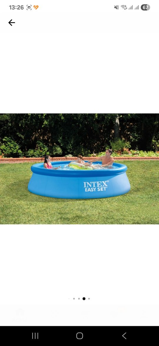 Piscina intex cu pompa