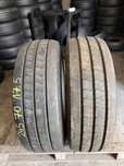 2 anvelope trailer 245/70/17.5 , Dunlop , DOT 2023/2024 , 9-10 mm