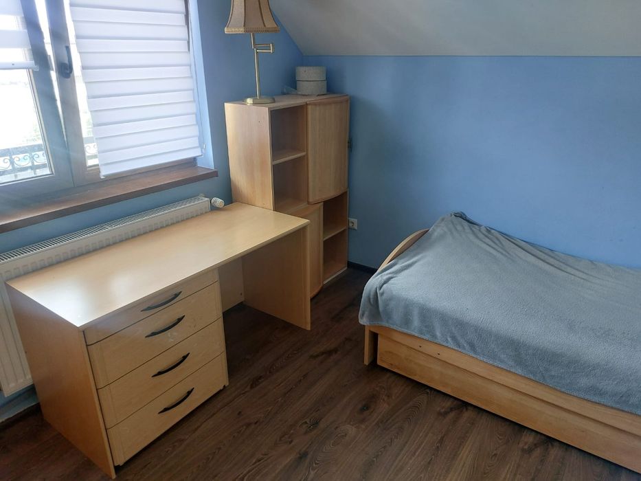 Mobila tineret camera copil dormitor pat birou dulap