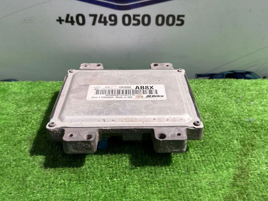 CALCULATOR MOTOR ECU OPEL CORSA E 2015 1.4 TURBO BENZINA COD OEM 12670942 12668866 2012-2019