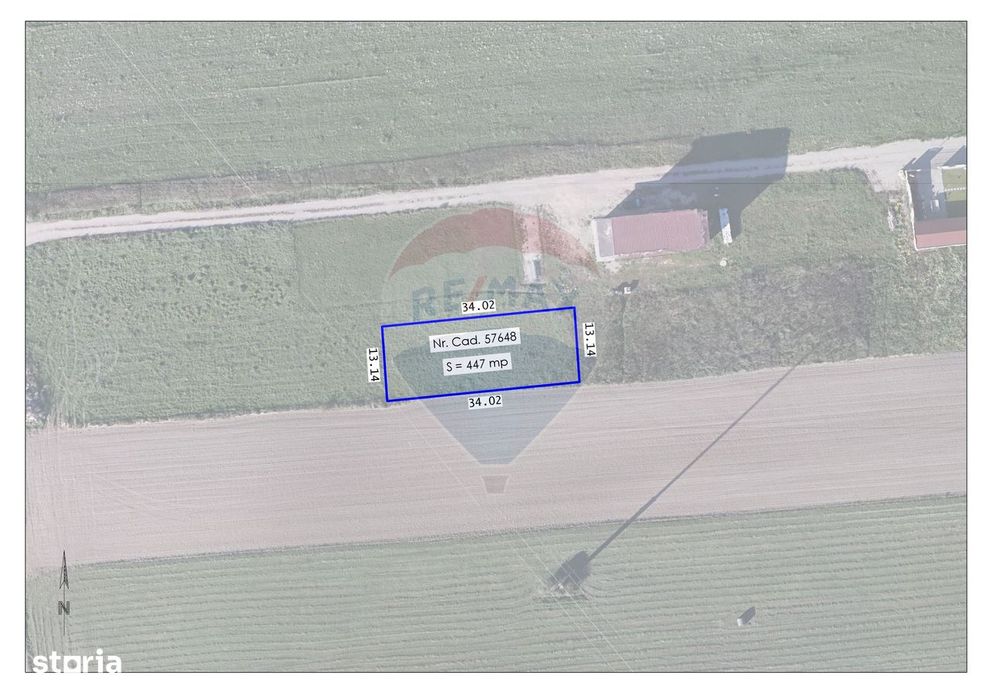 De vânzare Teren intravavilan 447mp Sânmartin