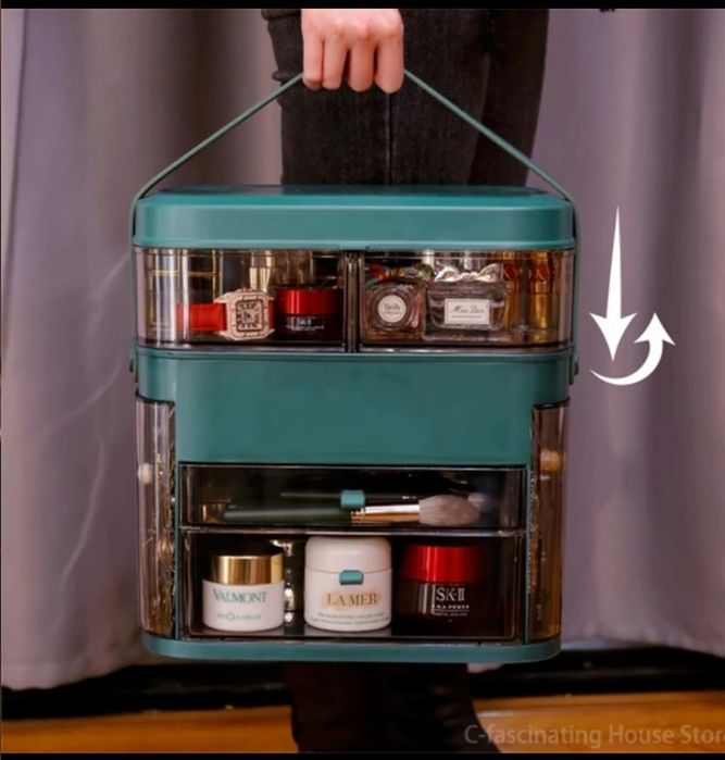 LUX Makeup Box – LED Yorug‘likli Kosmetika Organizeri