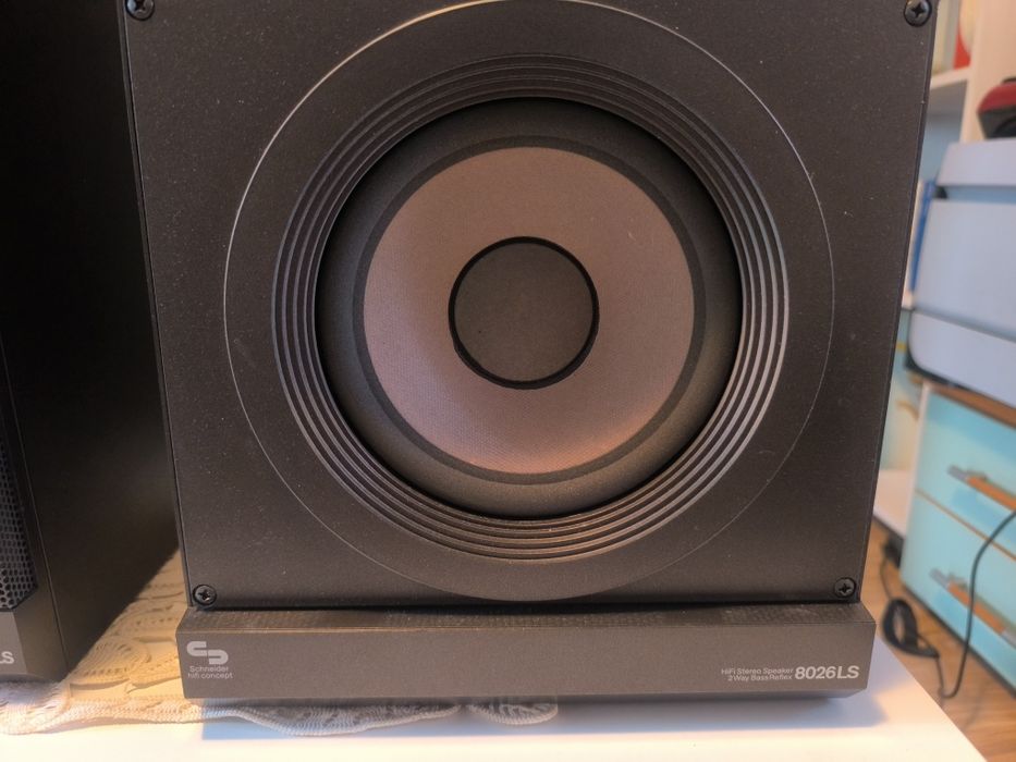 Boxe hi-fi vintage Audion și Schneider 8026LS