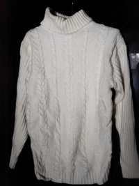 Белый свитер на девочку 26 размер