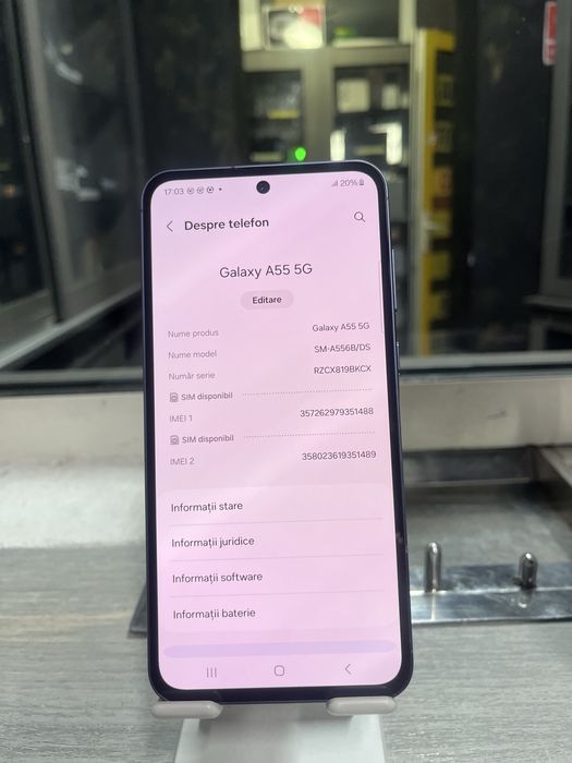 Telefon Samsung A55 -128 Gb .Ca nou