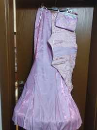 Бална рокля - русалка с обръч S/M