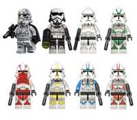 Set 8 Minifigurine tip Lego Star Wars cu Soldati Clone pack3