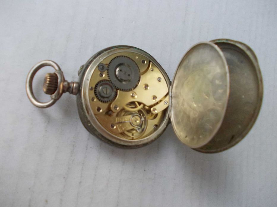 Ceas vechi de buzunar din argint