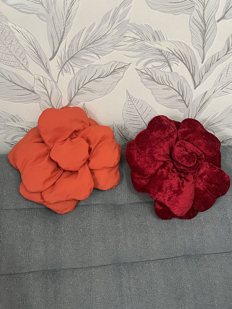 Декоративные подушки розы / HANDMADE