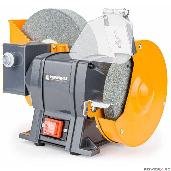 Polizor de banc cu 2 pietre, 150-200 mm, prelucrare uscata umeda,