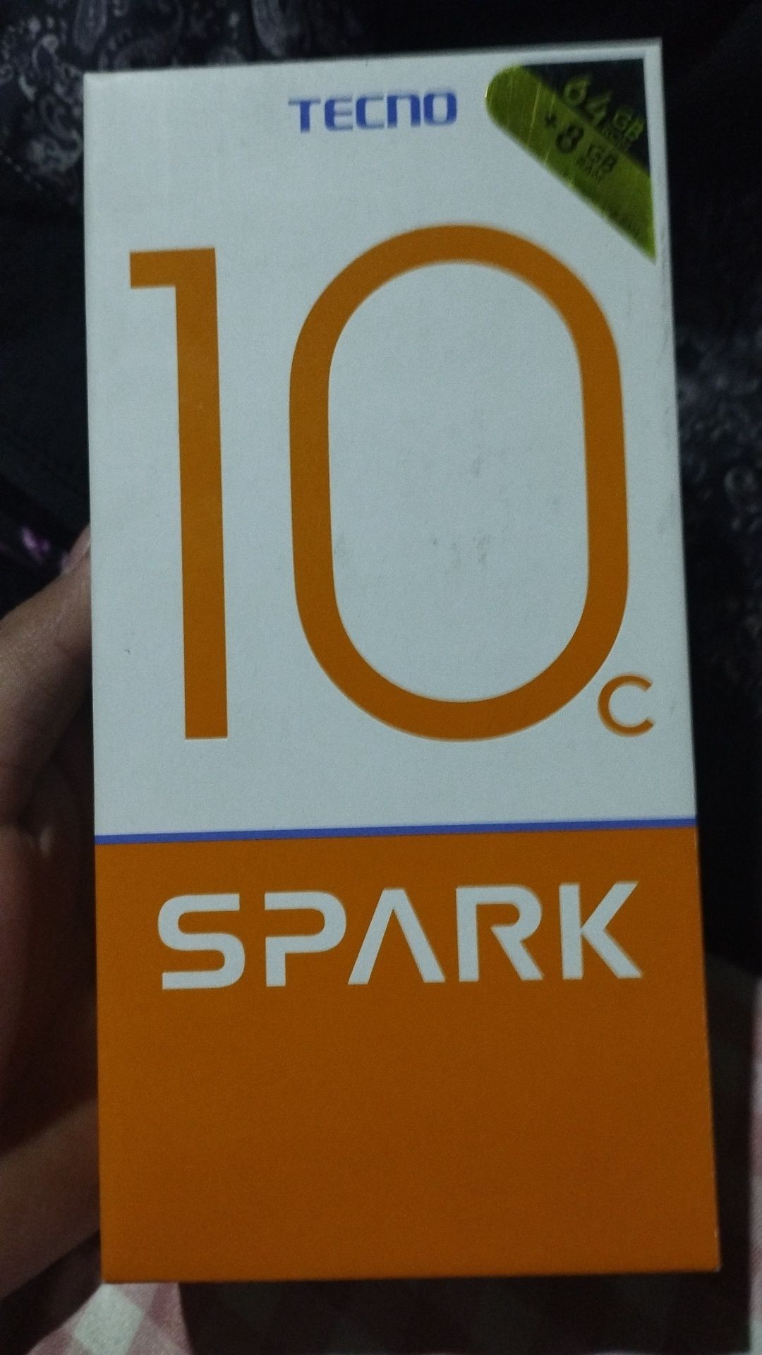 Tecno Spark 10c 1 yil kafolat holati ideal aybi yoq 64/4+4