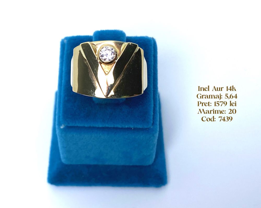 (7439) Inel Aur 14k 5,64g FB Bijoux Euro Gold Galati