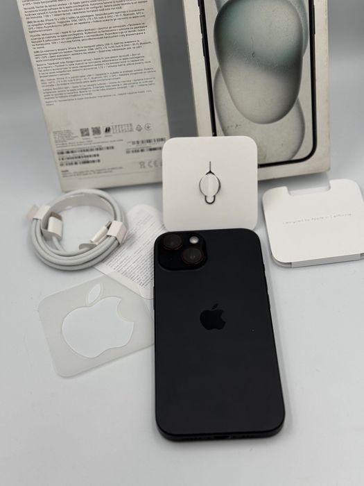 iPhone 15 Black, FullBox, Garantie, Factura